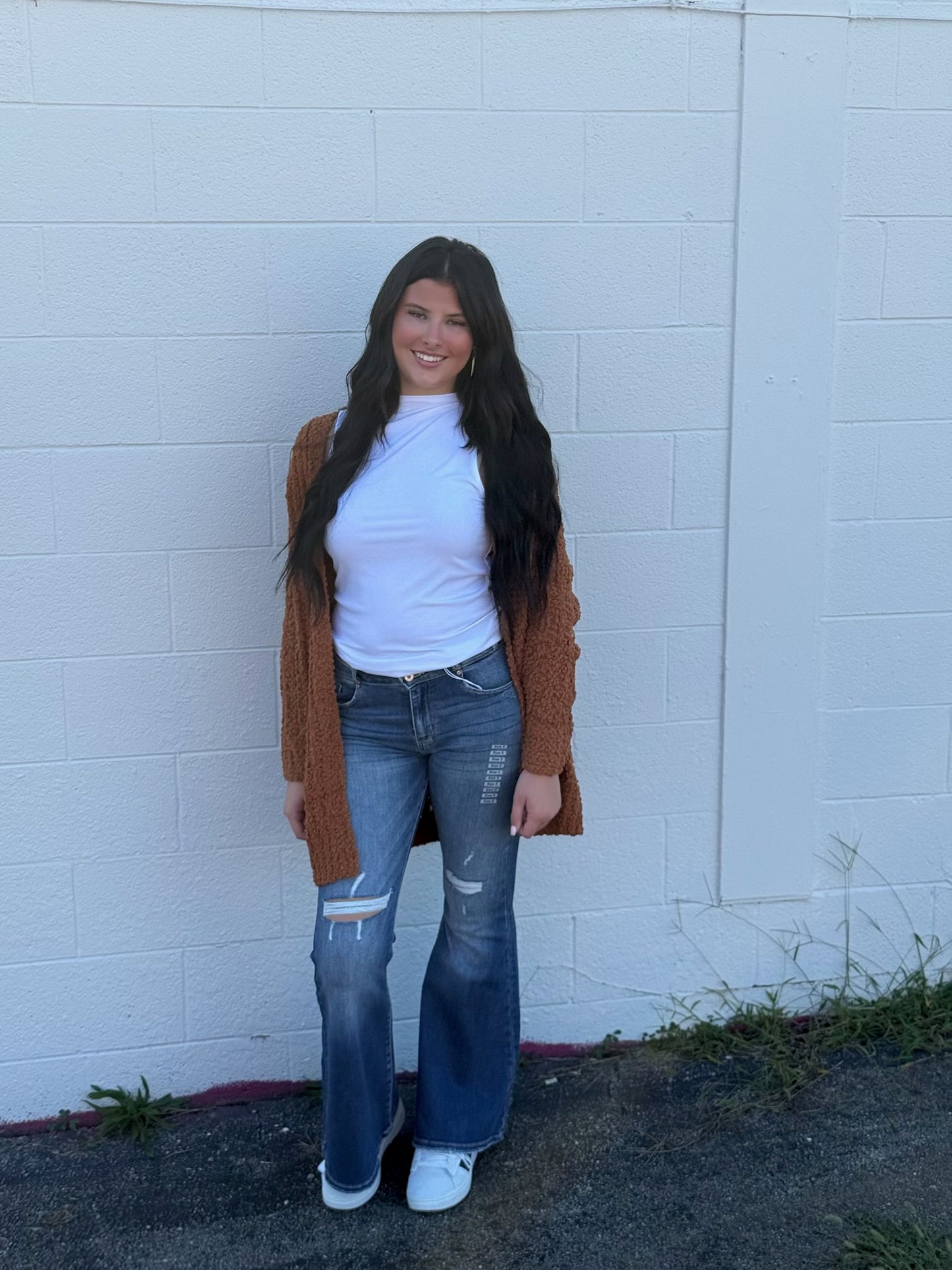 Soft Popcorn Knit Cardigan