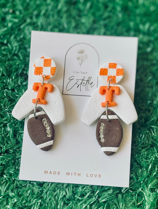 Power T Diamond Earrings