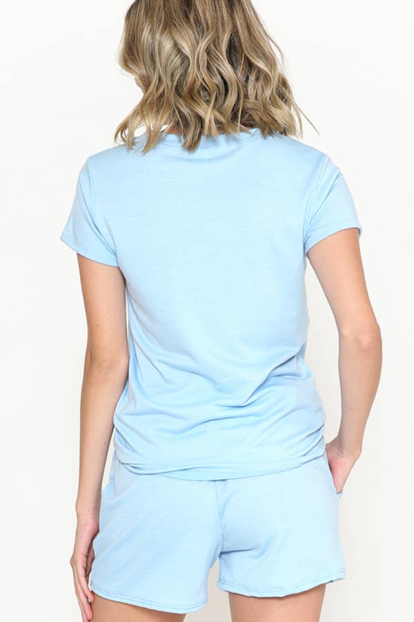 SHORT SLEEVE AND SHORTS SET