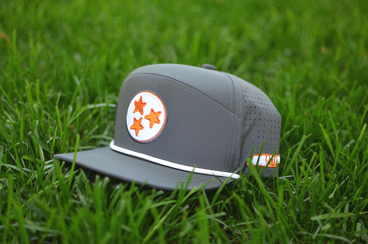Tennessee Tri-Star Grey Baseball Snapback Hat