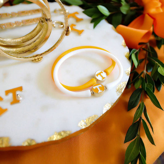 Tennessee Volunteers Enamel Silicone Bali Bracelet