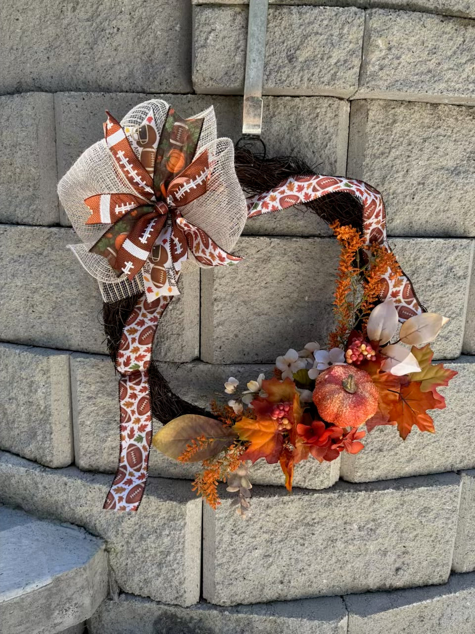 Football Autumn Wreath