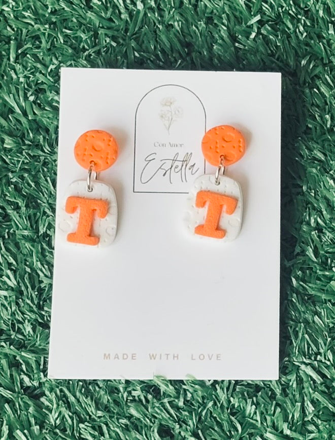 Small Gameday Clay Earrings