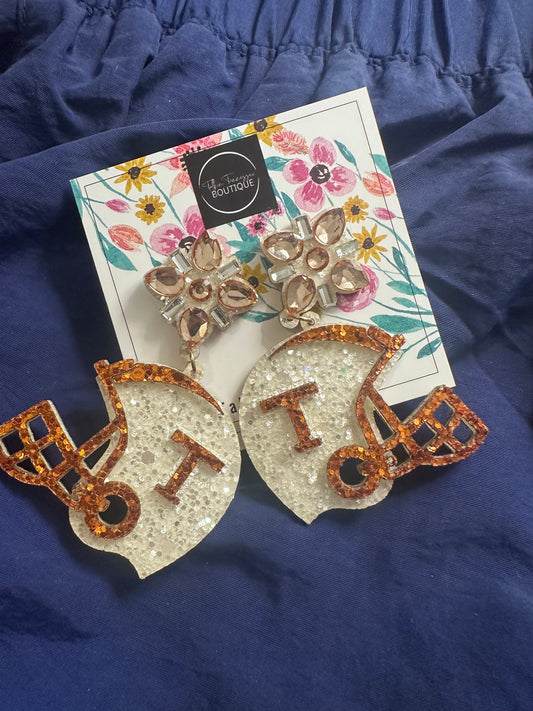 Glitter Gameday Earrings