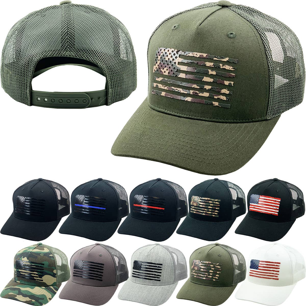 FLAG UV PRINT MESH BACK BALLCAP