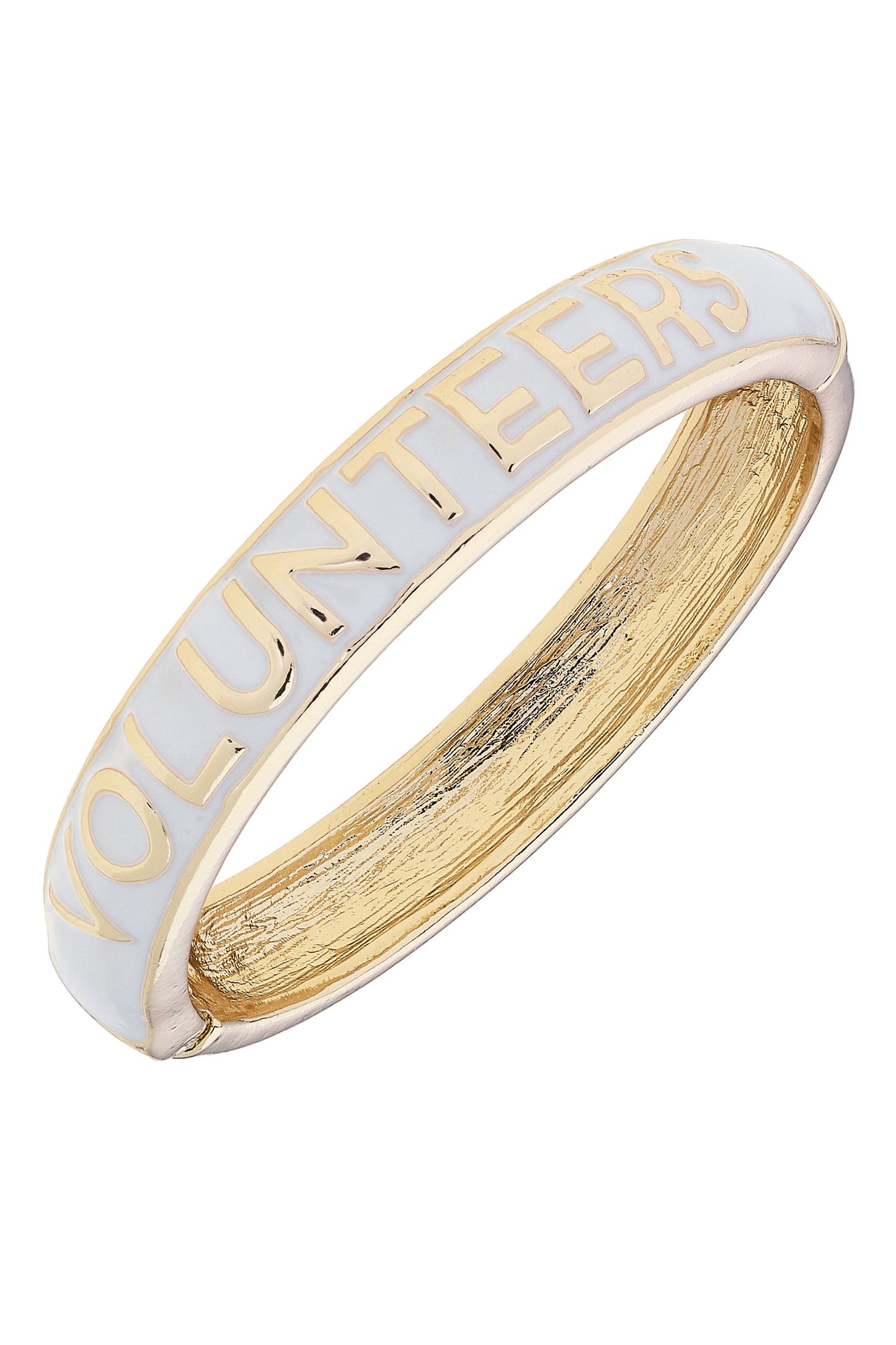 Tennessee Vols Sculpted Enamel Checkered Hinge Bangle