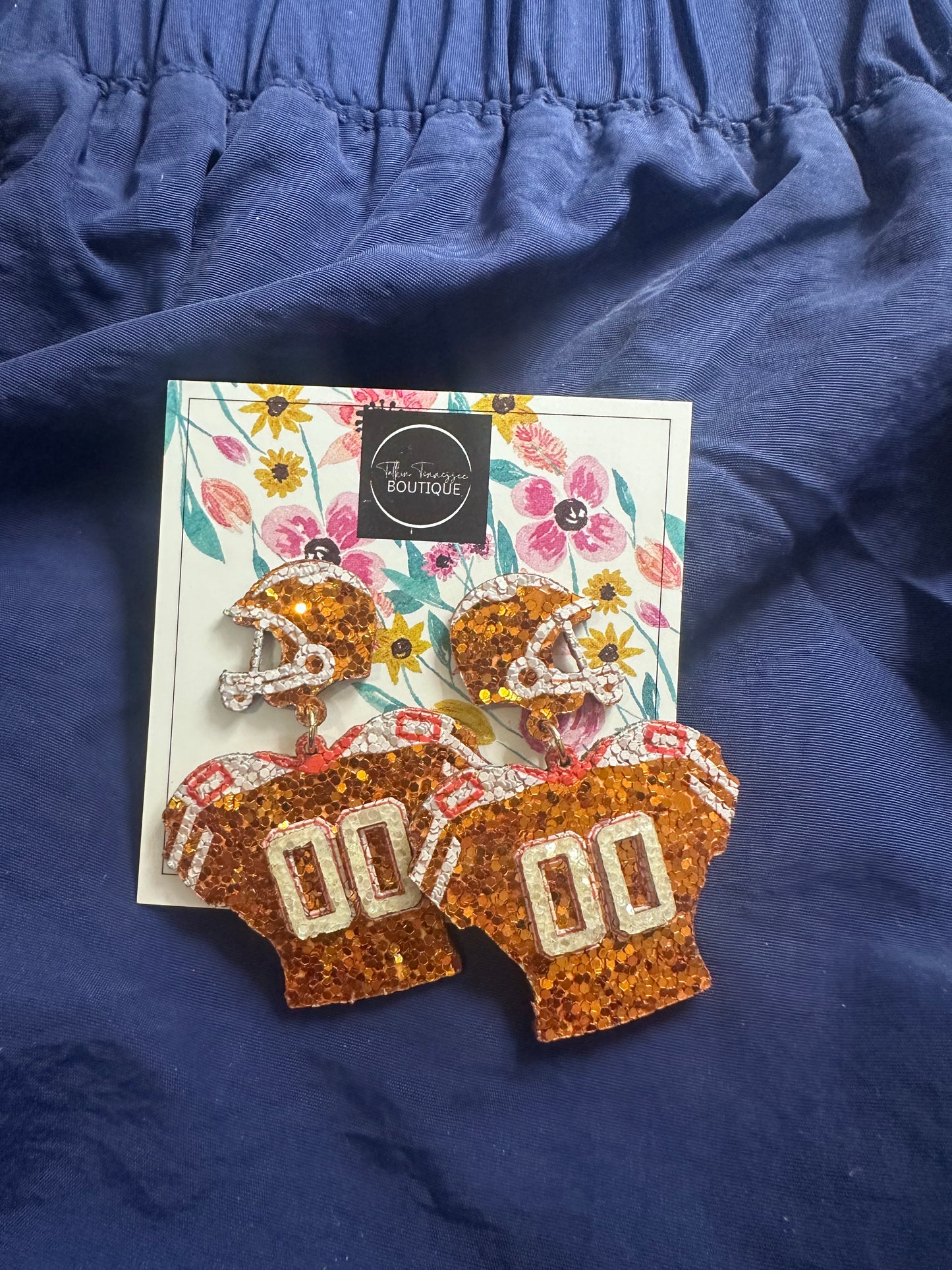 Glitter Gameday Earrings