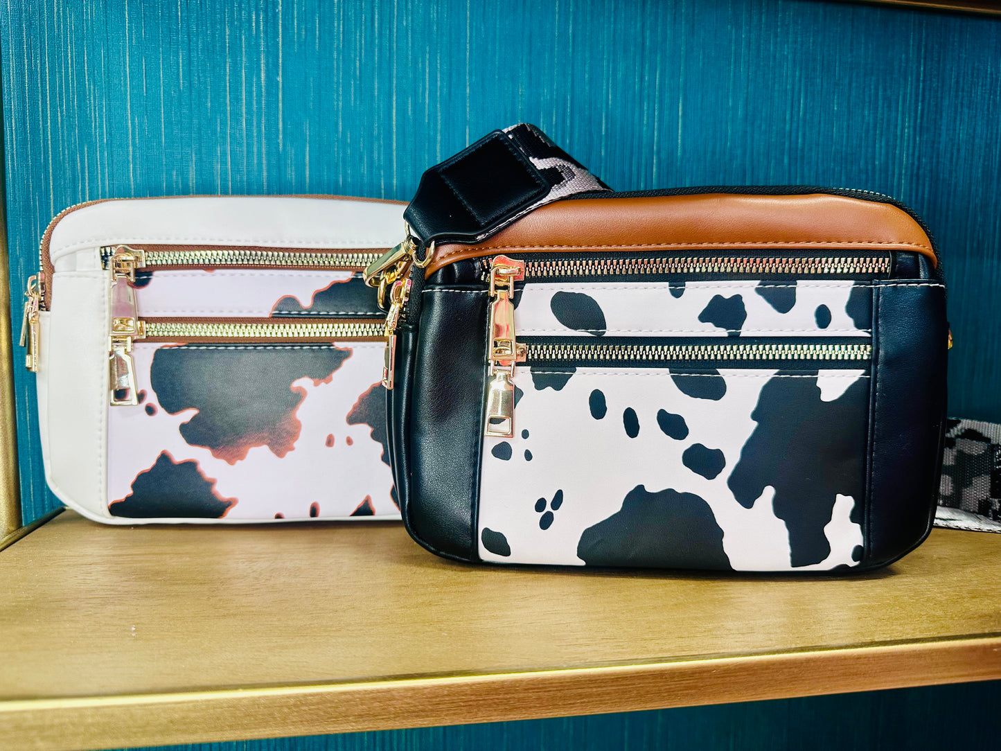 Cow Print Purse