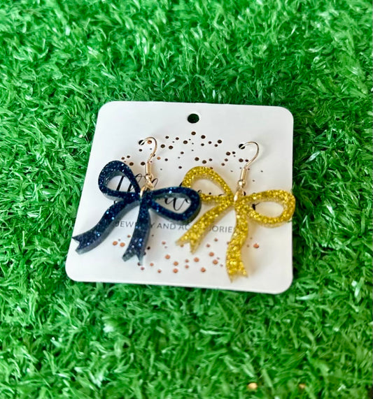 Eagle Game Day Bow dangles