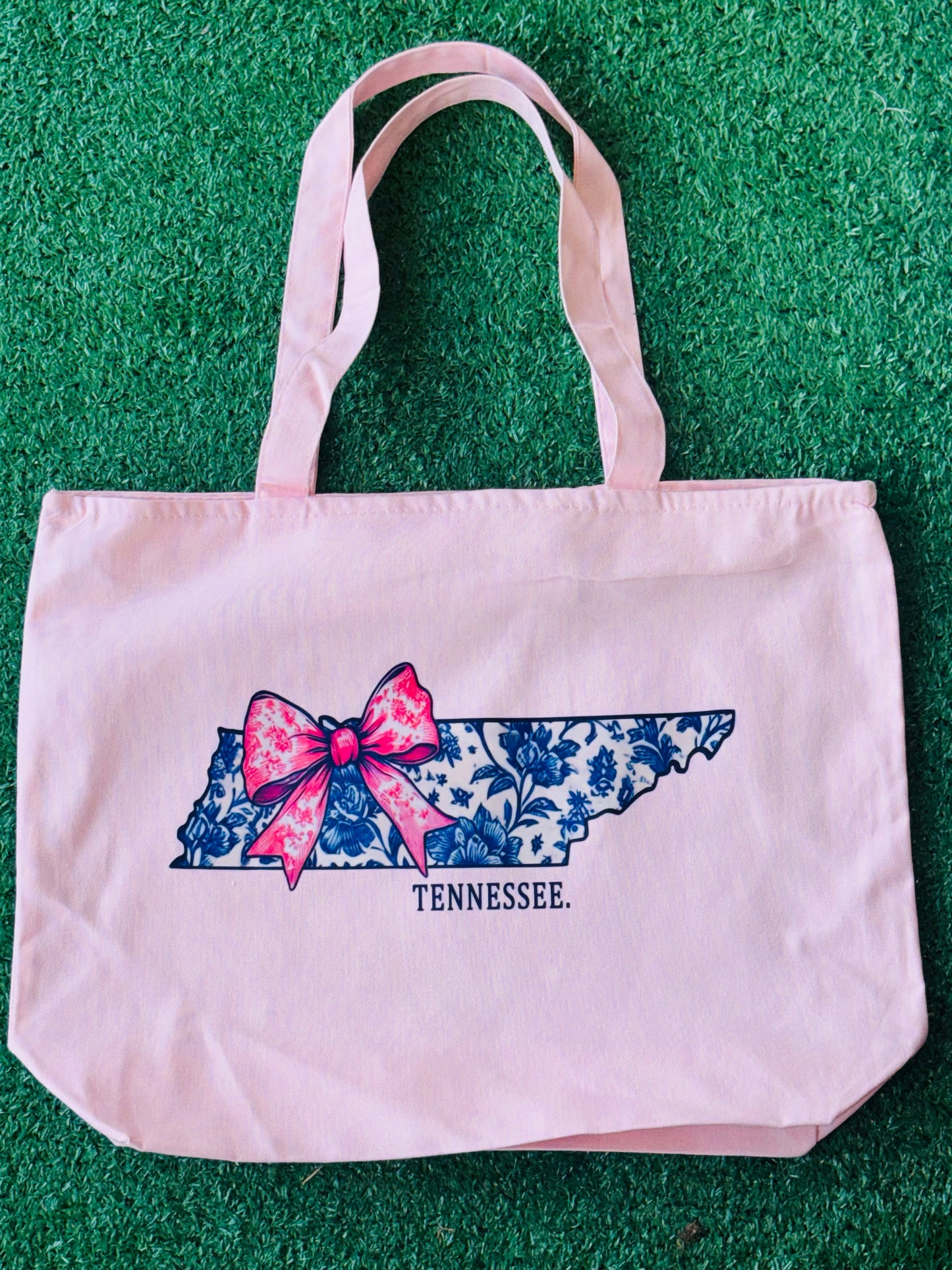 TN Bow Canvas Tote Bag