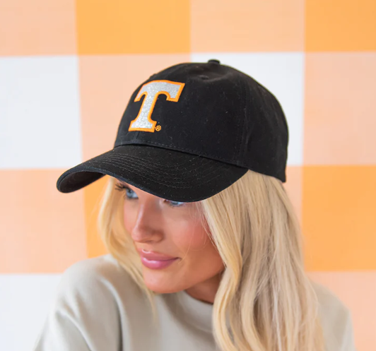 Gameday Glitter "Power T" Baseball Hat
