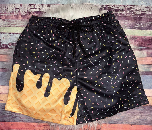 Ice Cream Drip Shorts