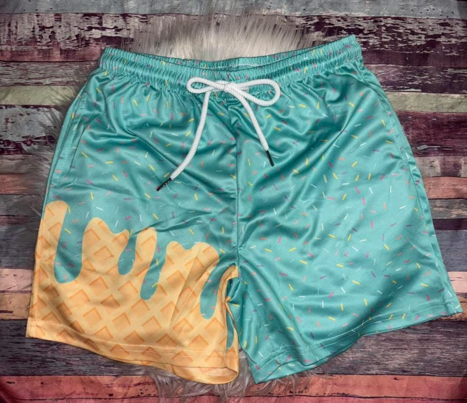 Ice Cream Drip Shorts
