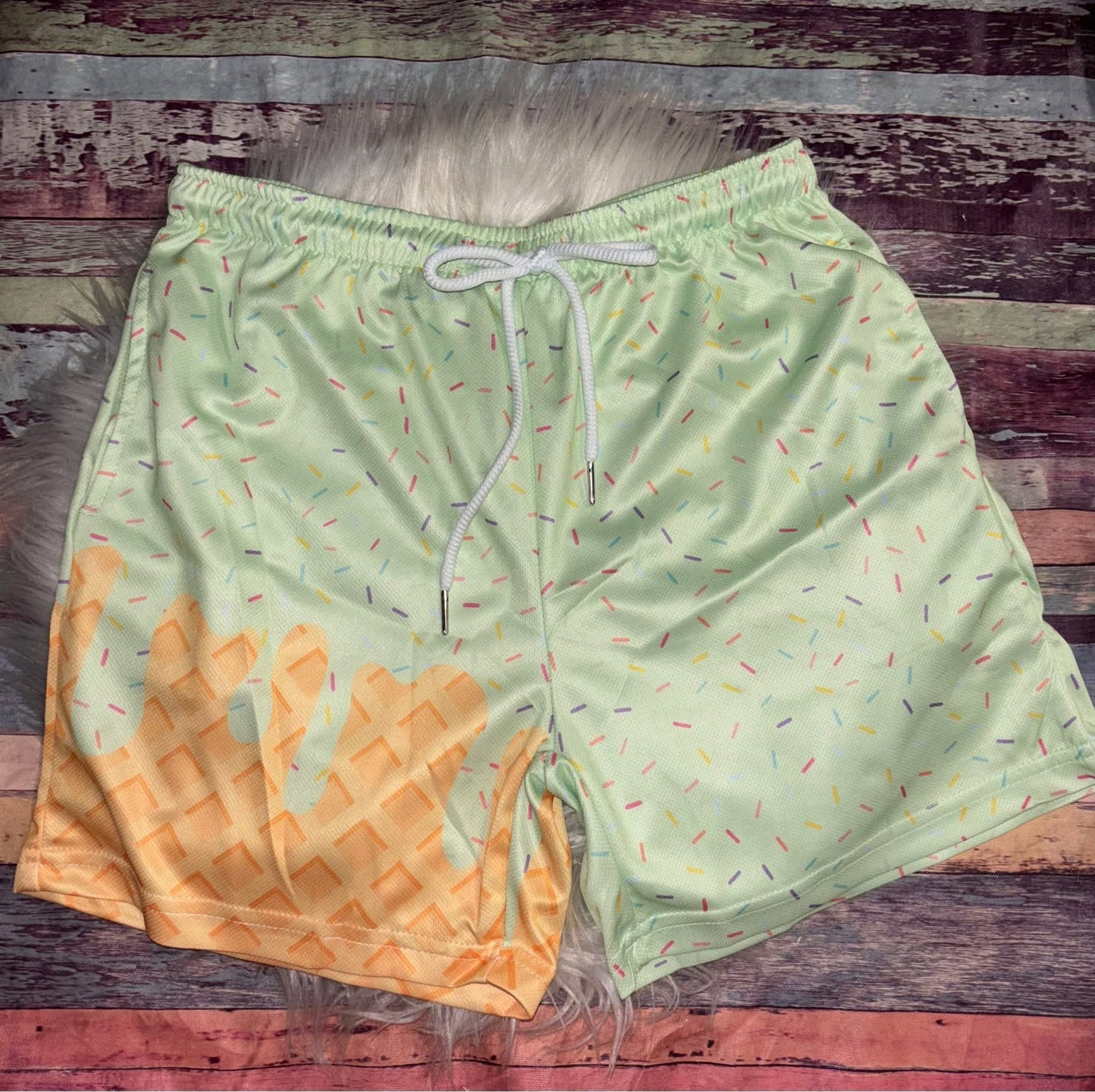 Ice Cream Drip Shorts