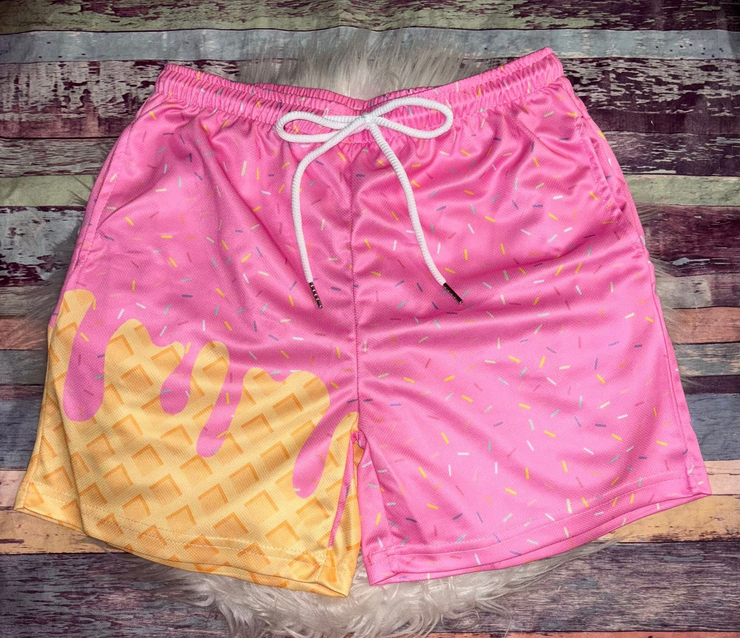 Ice Cream Drip Shorts