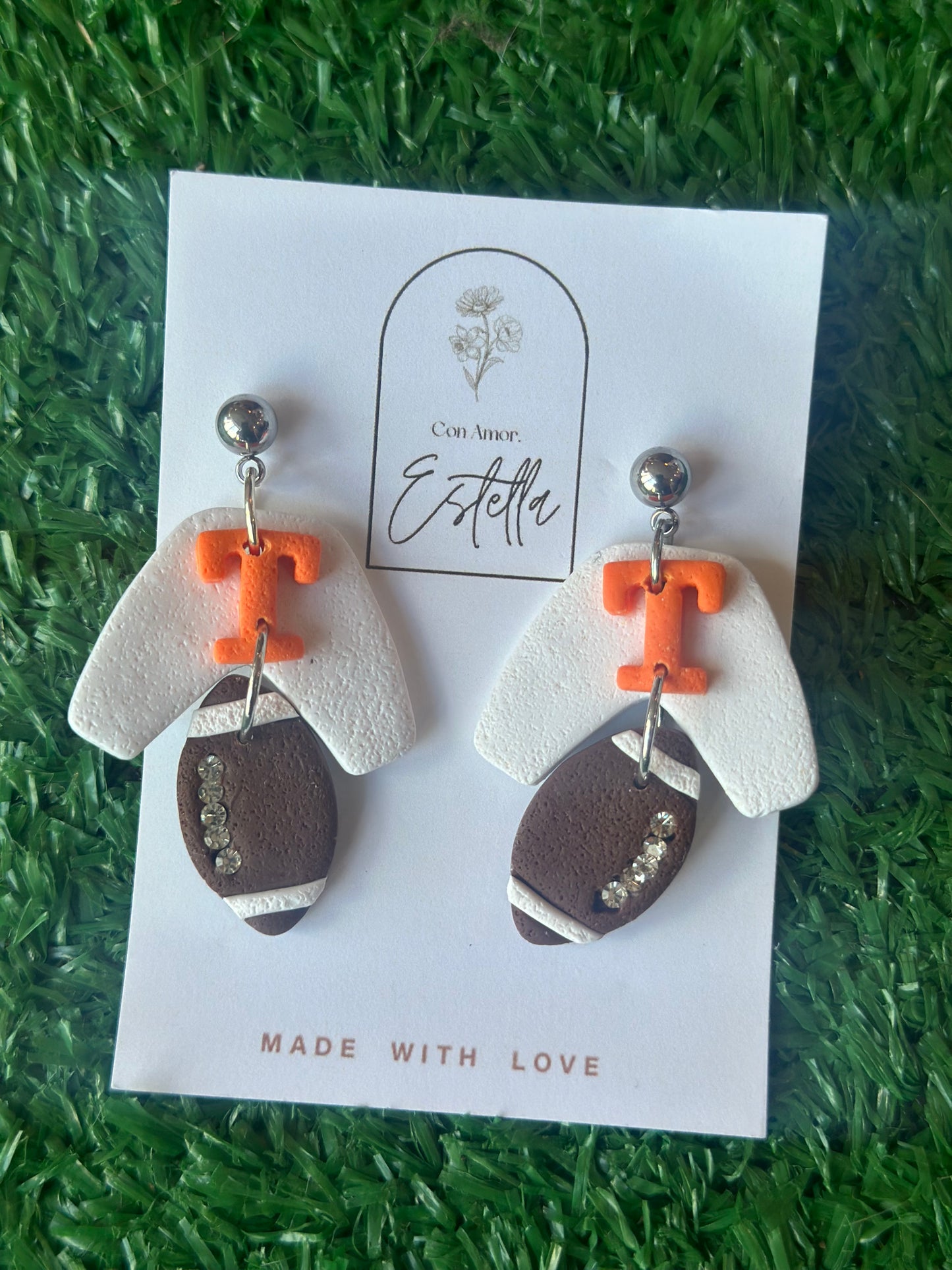 Power T Diamond Earrings