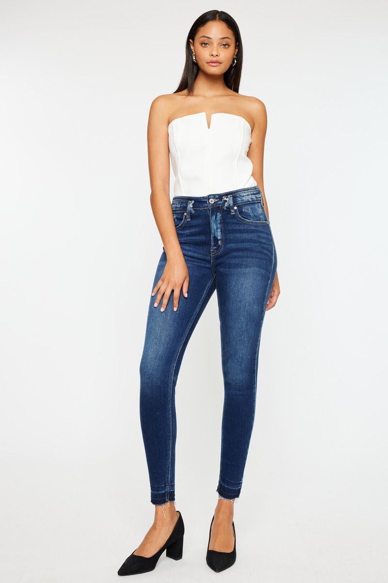 KANCAN - High Rise Ankle Skinny Jeans