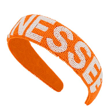 Gameday Tennessee Beaded Headband