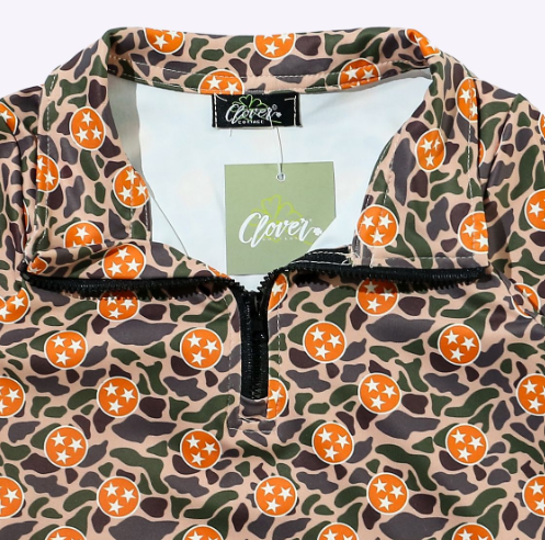 Tri Star Camo Boy Quarter Zip