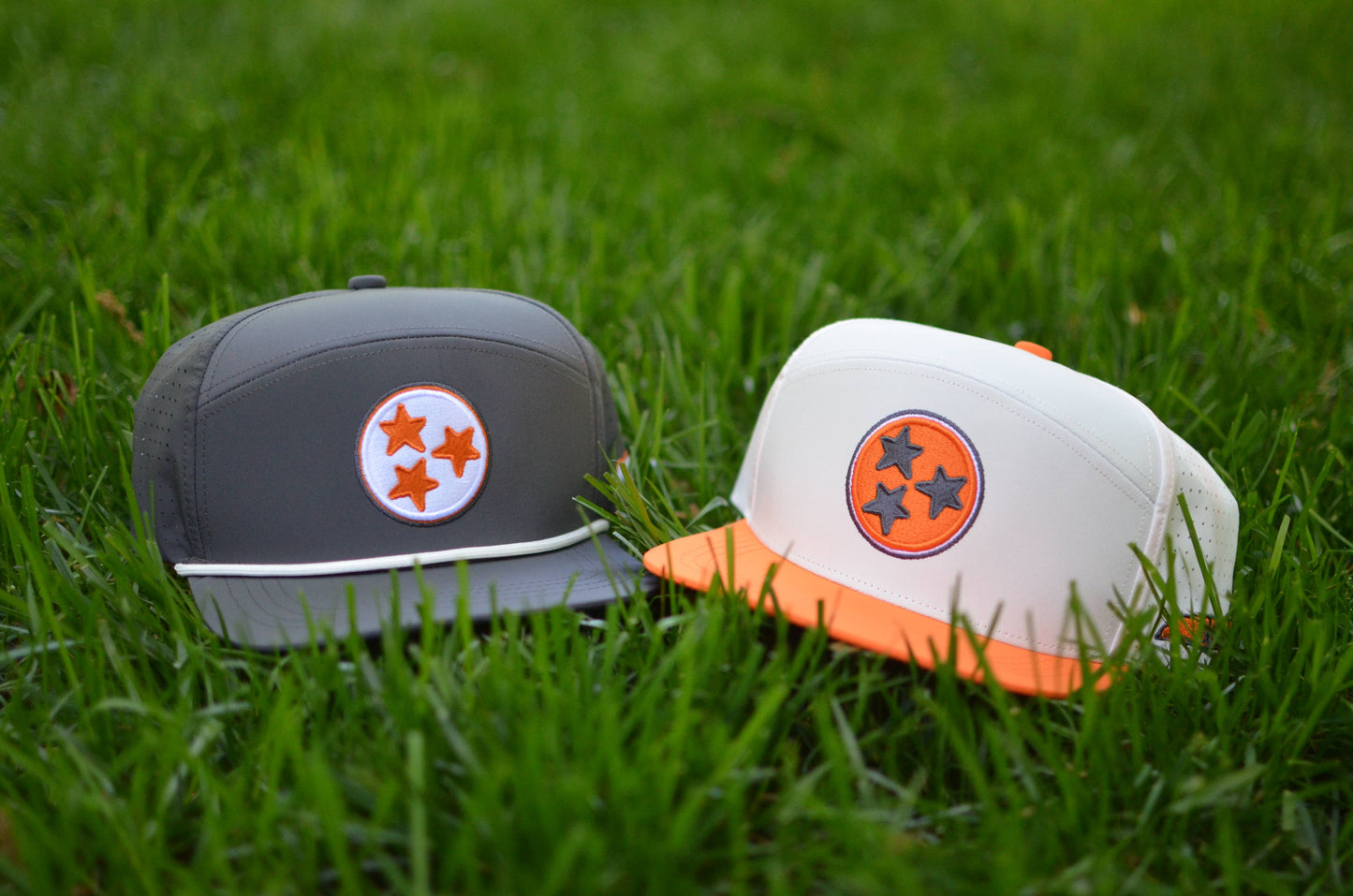 Tennessee Tri-Star Grey Baseball Snapback Hat