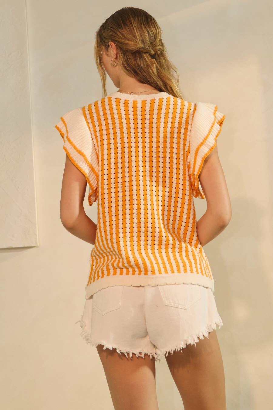 Plus Textured Sleeveless Knit Top