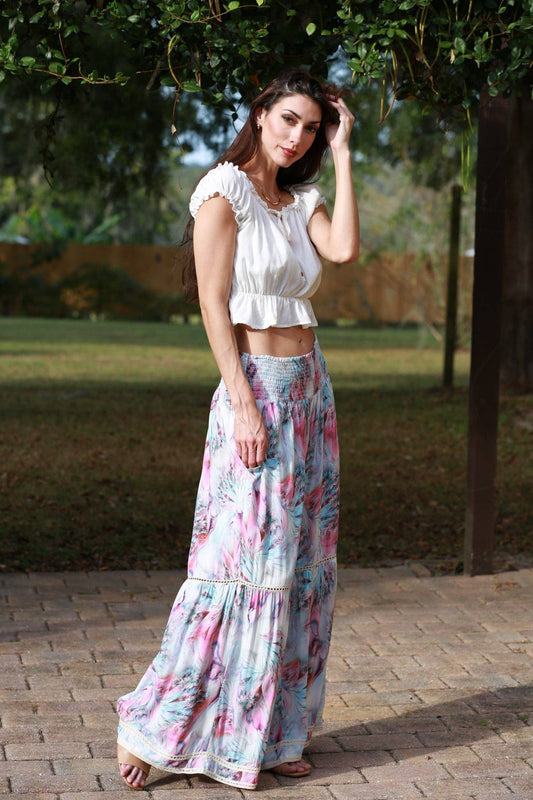 Boho Carnival Flared Pants