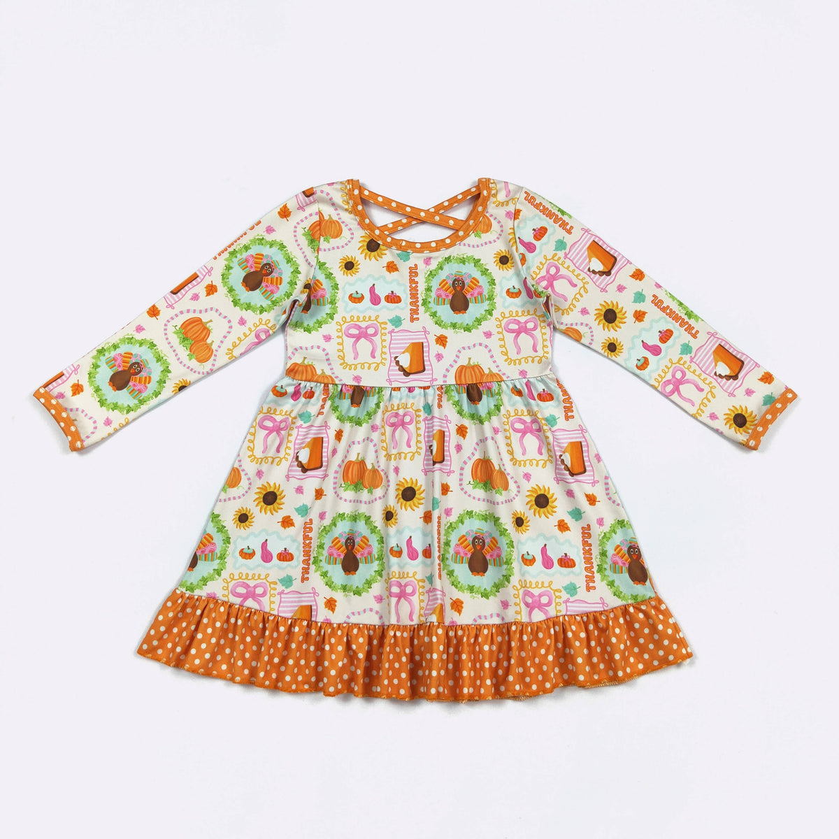 Thankful Turkey Girls Dress