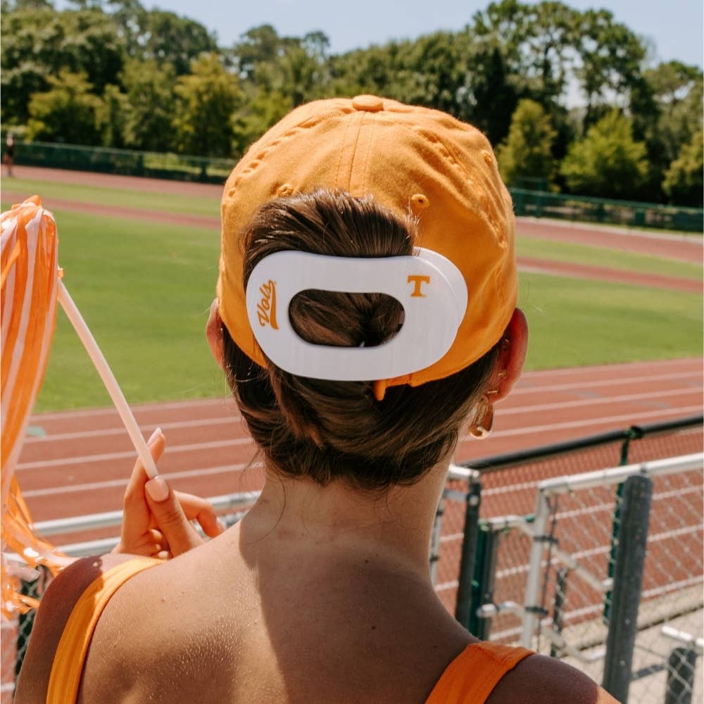 Flat Round Hair Clip | Large | Go Vols!
