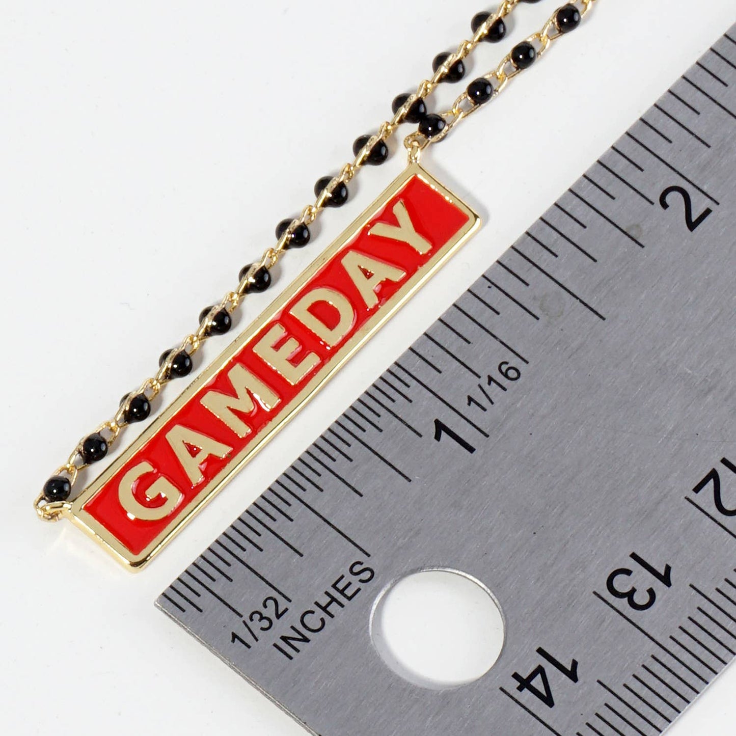 Enamel Gameday Dainty Necklace