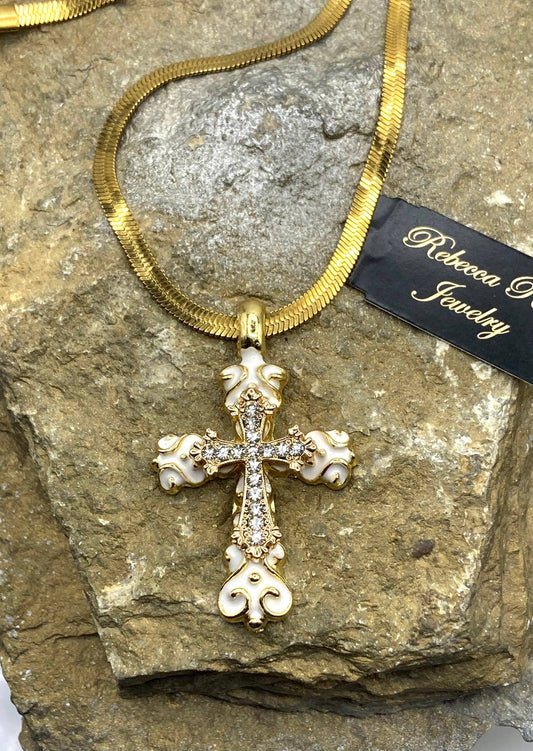 Gold Layered Cross Necklace