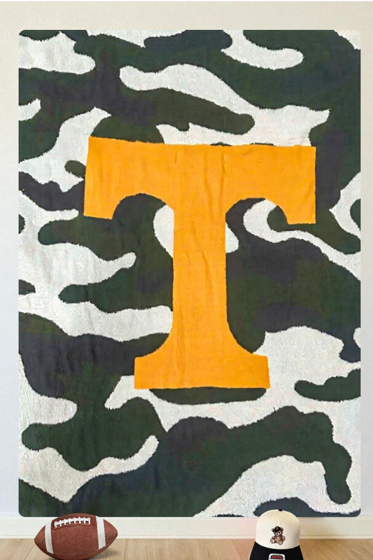 Volunteer Vibes Camo Luxury Blanket