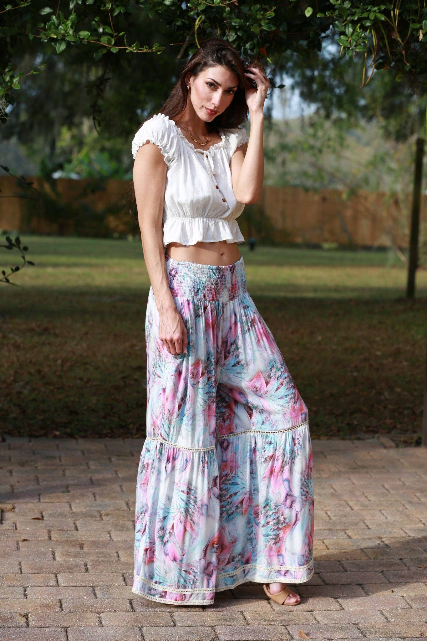 Boho Carnival Flared Pants