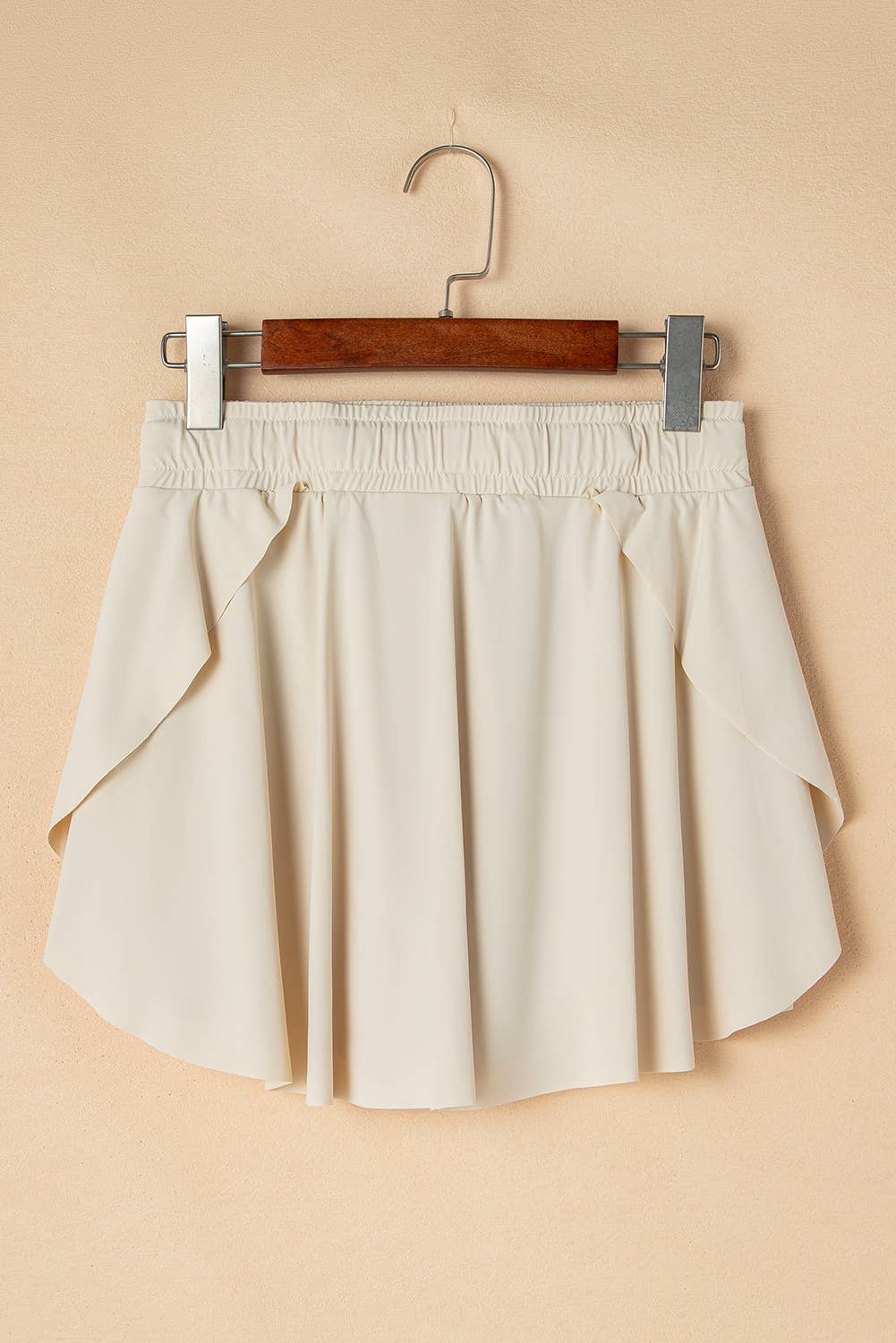 Drawstring High Waist Lined Tennis Skorts