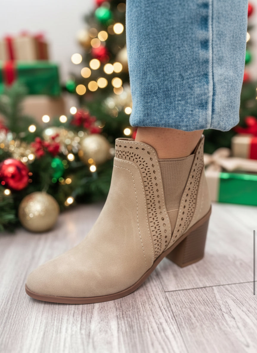 Nickel Bootie - Natural