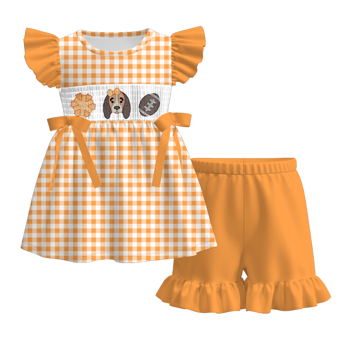 Tennesses Football Embroidered Matching Sibling Outfits