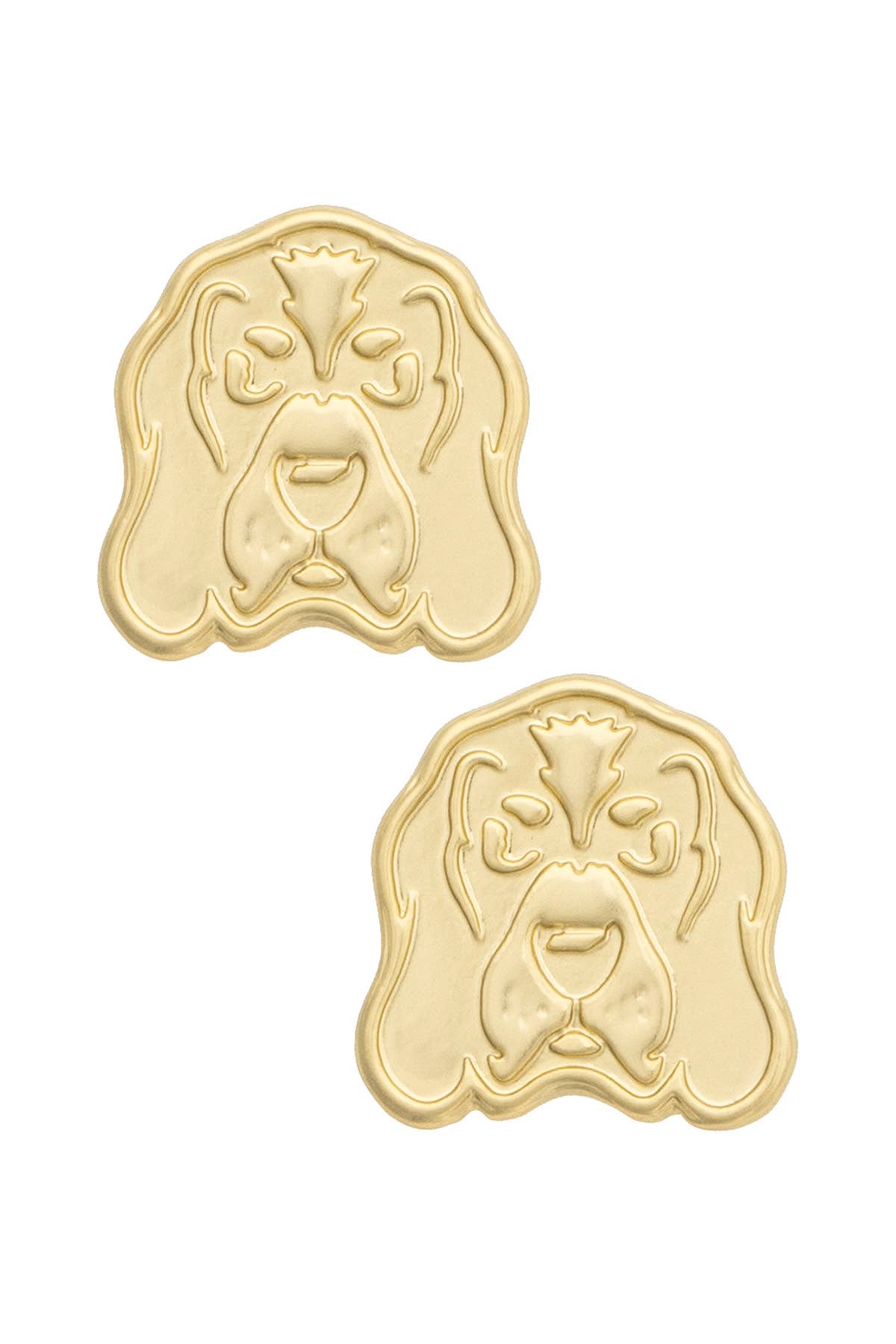 Tennessee Vols 24K Stamped Logo Stud Earrings
