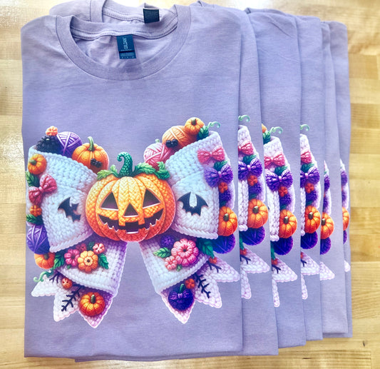 Pumpkin Bow Tee