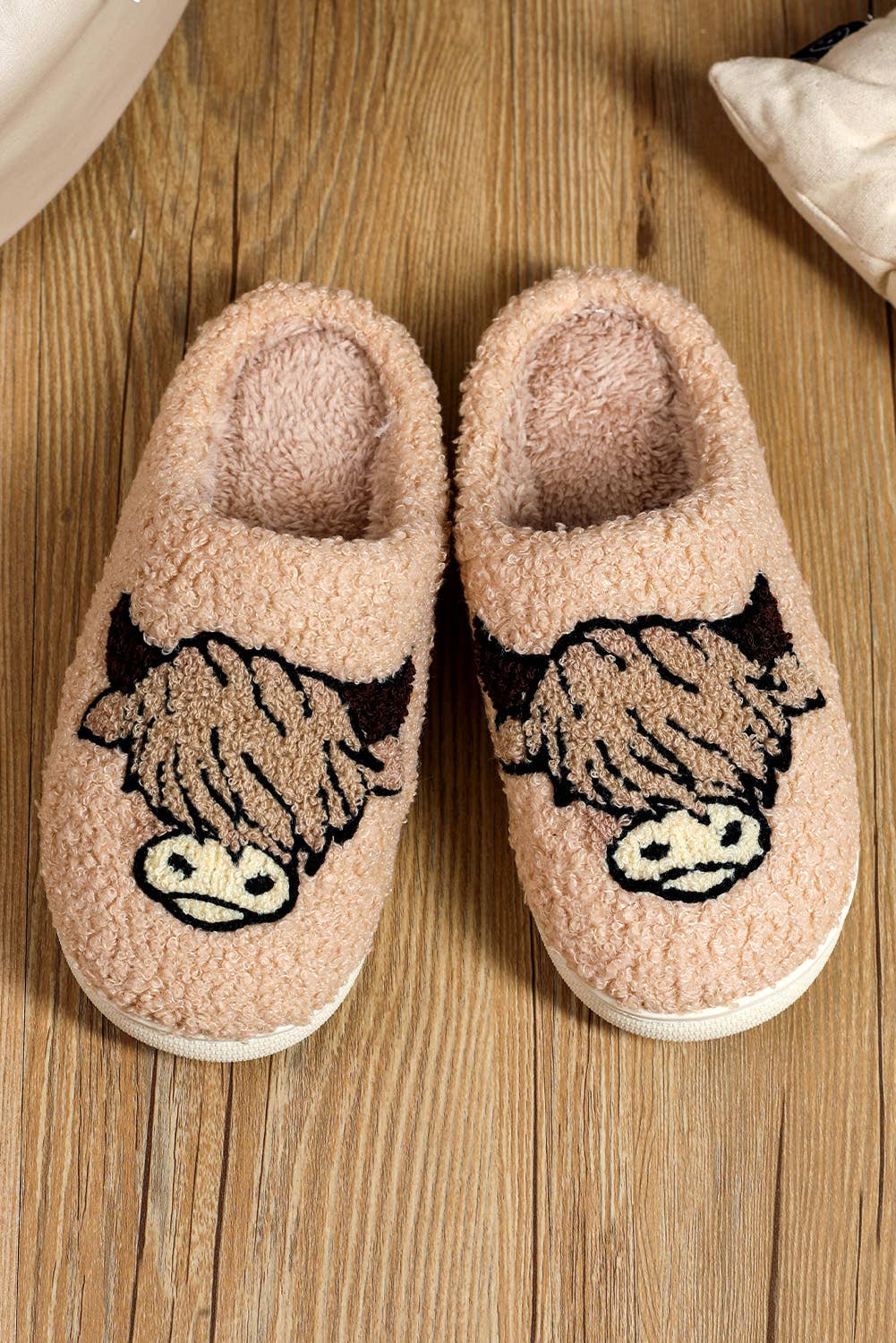 Cow Plush Slippers