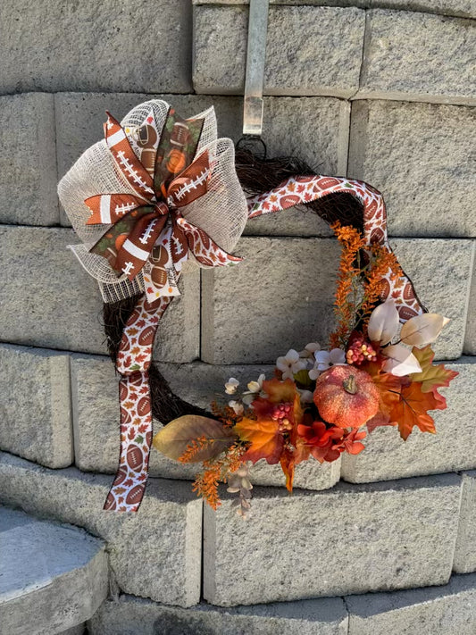 Football Autumn Wreath