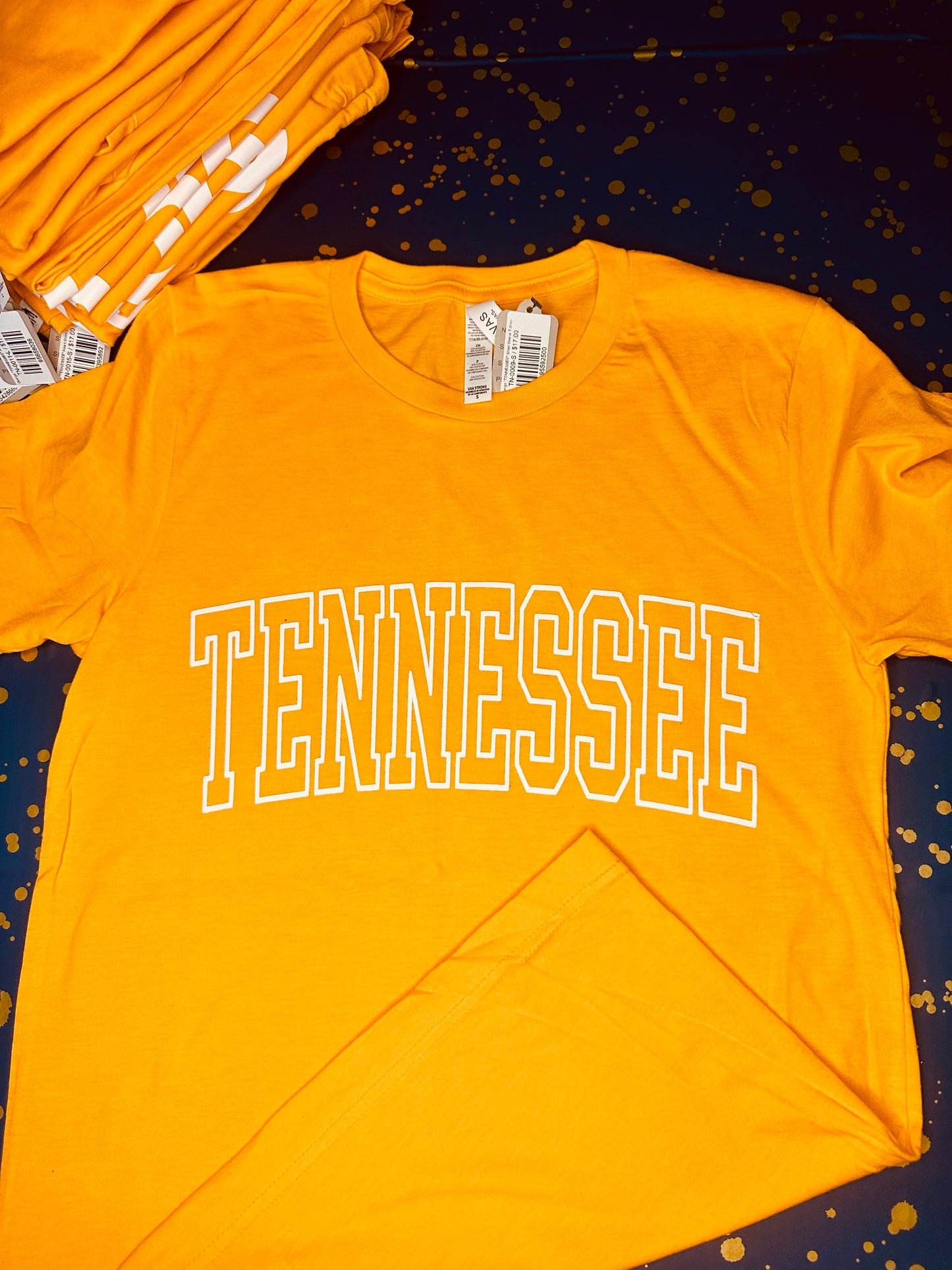 Orange "TENNESSEE" Short Sleeve T-Shirt