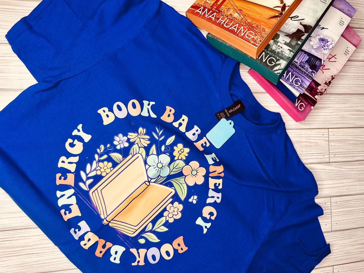 "Book Babe Energy" Short Sleeve T-Shirt