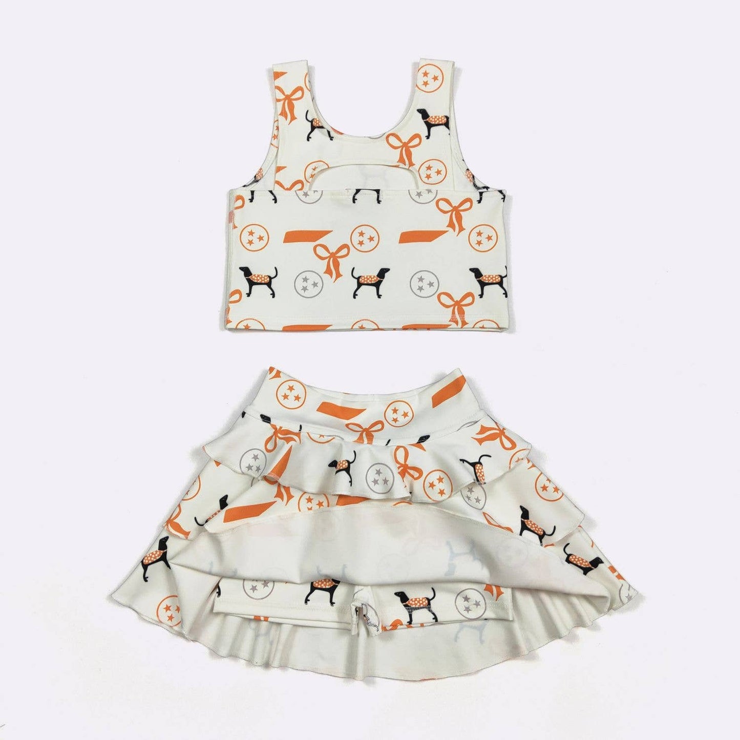 Tennessee Ruffle Girls Skort Set
