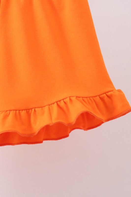 Tennessee Go Vols Embroidery Ruffle Shorts Set