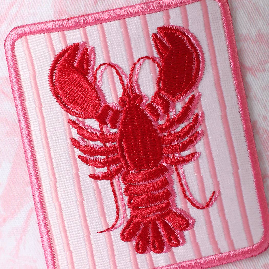 LOBSTER Patch Embroidered Camo Trucker Hat
