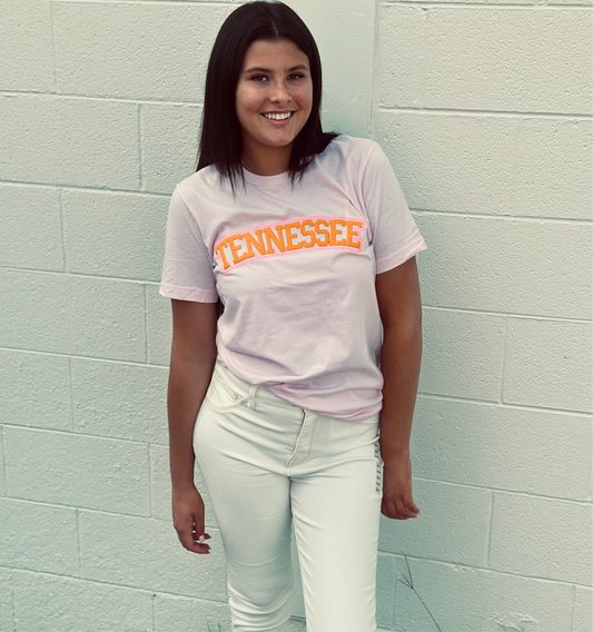 Pink Tennessee Puff T-shirt