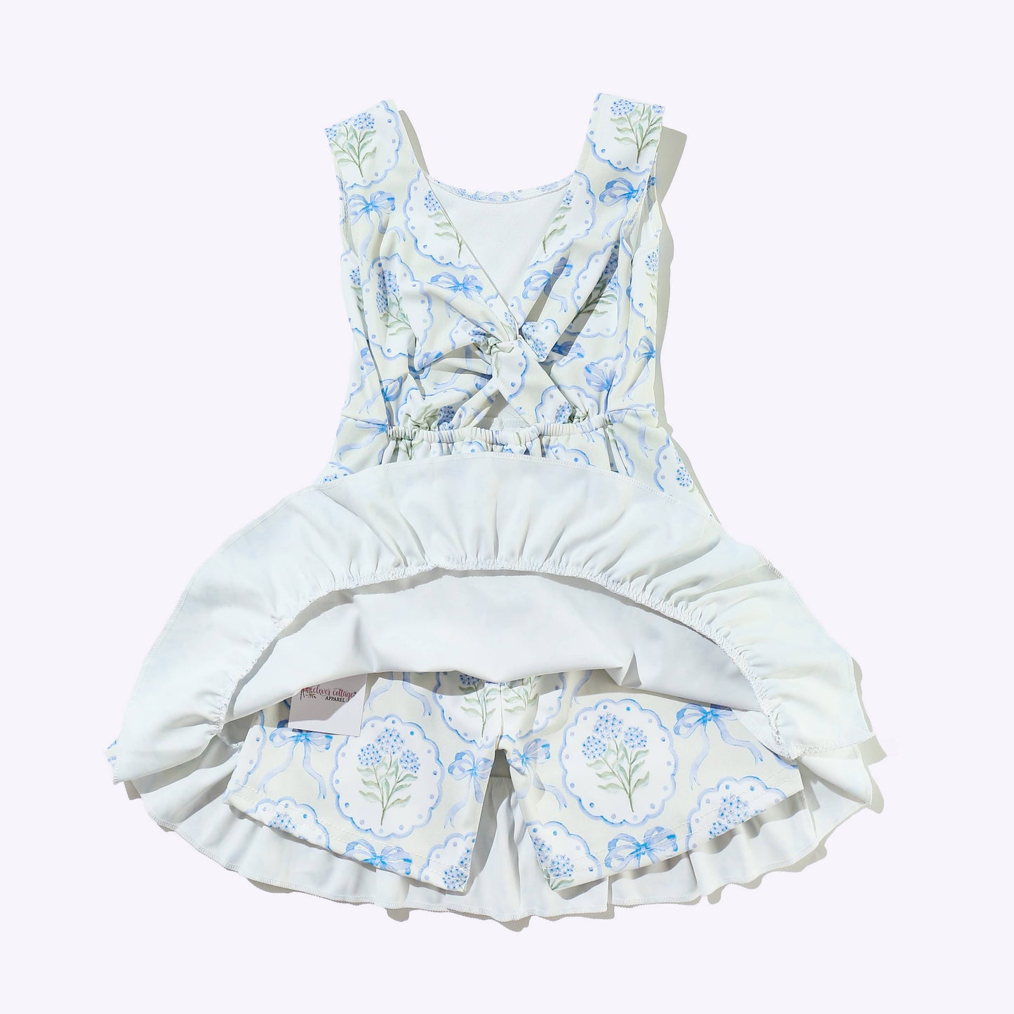Hydrangea Athletic Girls Dress