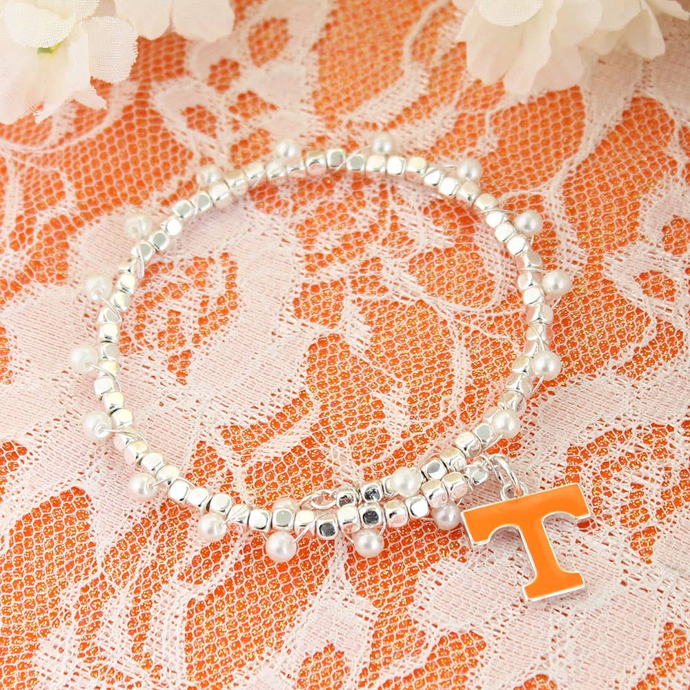 Tennessee Pearl & Enamel Bracelet