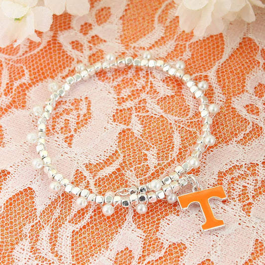 Tennessee Pearl & Enamel Bracelet