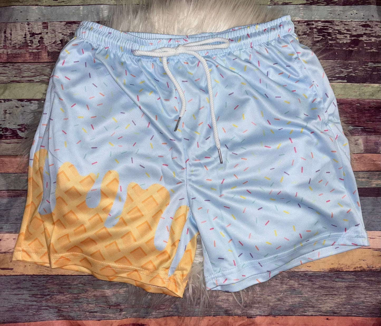 Ice Cream Drip Shorts