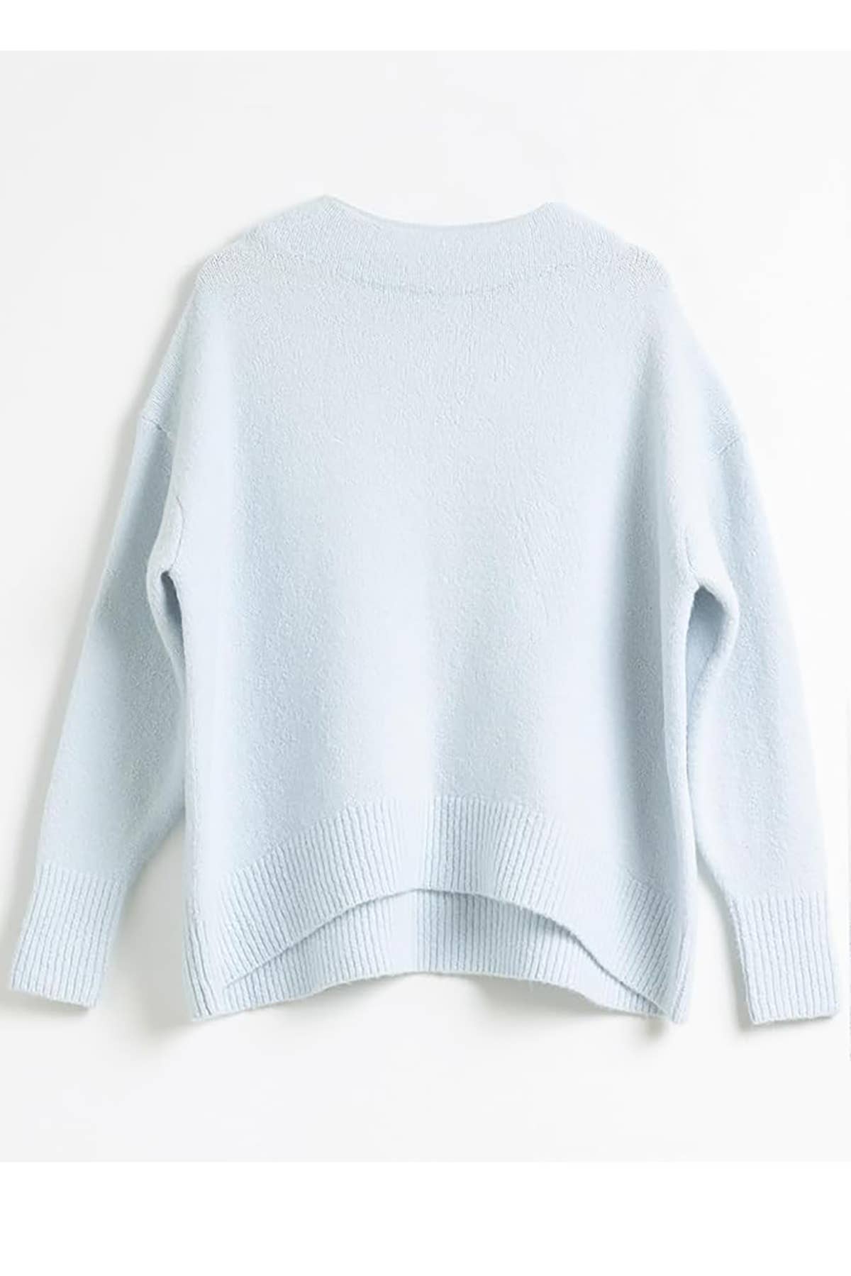 MOCK NECK COZY KNIT SWEATER